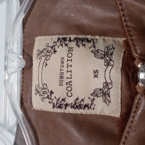 Downtown collation jacket brown xs zip up - Picture 3 of 4